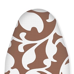 peng essentials thermoguard ironing board coverreusable amp washable ironing board cover for iron amp steam press size- 122x43 cm brown