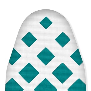 peng essentials thermoguard ironing board coverreusable amp washable ironing board cover for iron amp steam press size- 73x34 cm teal