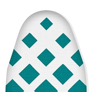 peng essentials thermoguard ironing board coverreusable amp washable ironing board cover for iron amp steam press size- 122x43 cm teal