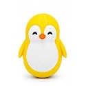Penguin Roly-Poly Toy, Gray and White (Yellow)