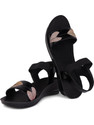 Pennen Women Ethnic sandal Sports Sandal Black