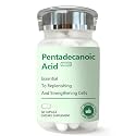 Pentadecanoic Acid, Pentadecanoic Acid Formula Supplement, Sourced from High-Altitude Sheep Milk, 60 Capsules