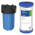 Pentair Pentek Big Blue Filter Housing and Sediment Water Filter Bundle | R50-BB