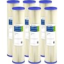 Pentair Pentek ECP20-20BB 20" x 4.5" Sediment Water Filter, Pack of 6