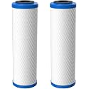 Pentair Pentek EP-10 10" x 2.5" Carbon Block Water Filter, Pack of 2