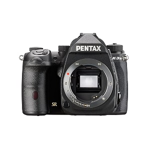 pentax k-3 mark iii flagship aps-c black camera body - 12fps touch screen lcd weather resistant magnesium alloy body with in-body 5-axis shake reduction 105x optical viewfinder with 100 fov