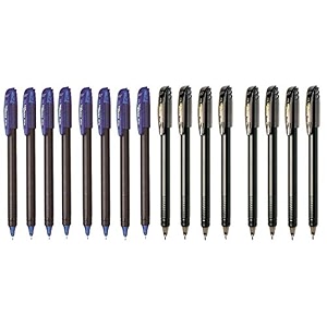 pentel energel roller gel pen set - pack of 8 blue energel roller ball pen set - pack of 8 black