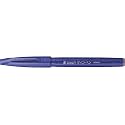 Pentel Fude Touch Sign Pen, Blue, Felt Pen Like Brush Stroke (SES15C-C)