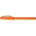 Pentel Fude Touch Sign Pen, Orange, Felt Pen Like Brush Stroke (SES15C-F)