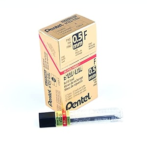 pentel super hi-polymer lead refill 05mm fine f 144 pieces of lead c505-f