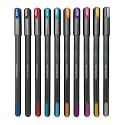 Pentonic Glitz 1.0 mm Multicolor Glitter Gel Pen | Multicolor Ink, Set Of 10 Pcs