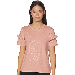 People Womens Regular Fit Shirt