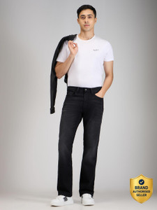 Pepe Jeans Boot-Leg Men Black Jeans