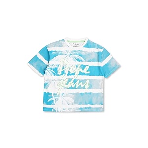 Pepe Jeans Boys Cotton Striped Oversized Fit