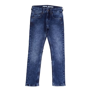 pepe jeans boys mid rise regular fit jeans