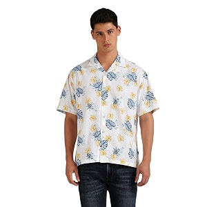 Pepe Jeans Mens Cotton Relaxed Fit Shirt