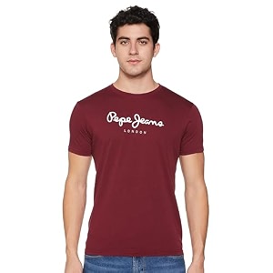 Pepe Jeans Mens Cotton Slim Fit T-Shirt
