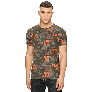 Pepe Jeans Mens Cotton Slim Fit T-Shirt