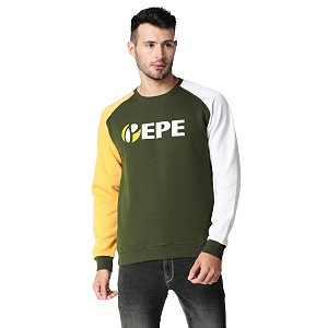 Pepe Jeans Mens Lance Colourblock Cotton Round