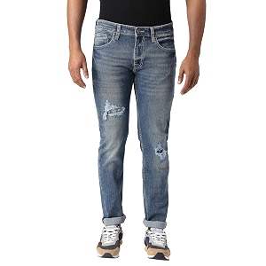 Pepe Jeans Mens Low Rise Straight Jeans
