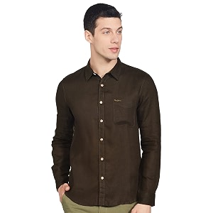 Pepe Jeans Mens Slim Fit Casual Shirt