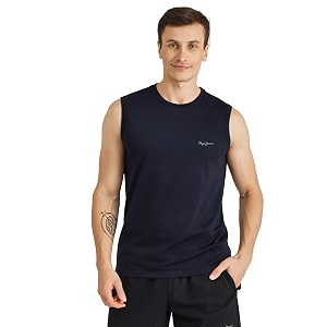 Pepe Jeans Mens Solid Cotton Spandex Regular