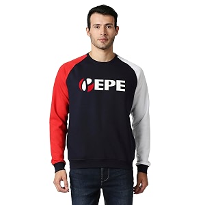 Pepe Jeans Mens Lance Colourblock Cotton Round