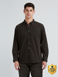 Pepe Jeans Men Solid Casual Green Shirt