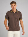 Pepe Jeans Men Solid Polo Neck Polycotton