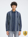 Pepe Jeans Men Striped Casual Blue Shirt