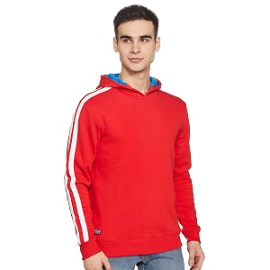 Pepe Jeans Mens Cotton Hooded Neck Sweatshirt