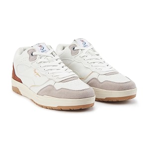 Pepe Jeans Mens Pms00055 Off White Sneaker