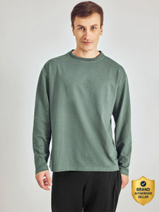 Pepe Jeans Printed Men Round Neck Green