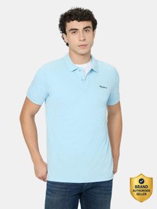 Pepe Jeans Self Design Men Polo Neck