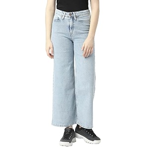 Pepe Jeans Solid Cotton Relaxed Fit High