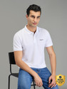Pepe Jeans Solid Men Polo Neck White