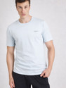Pepe Jeans Solid Men Round Neck Blue