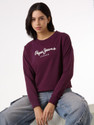 Pepe Jeans Women Full Sleeve Printed Sweatshirt