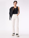 Pepe Jeans Women Regular High Rise White