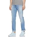 Pepe Mens 5 Pocket Whiskered Effect Jeans