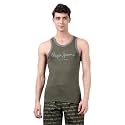 Pepe Mens Round Neck Graphic Print Vest