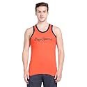 Pepe Mens Round Neck Graphic Print Vest