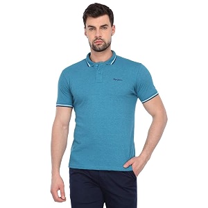 Pepe Mens Slub Polo T-Shirt