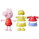 Peppa Pig Dress-Up Figure with 6 Easy-On Fashion Accessories, 6-Inch Doll, Preschool Toys for Girls and Boys 3 and Up