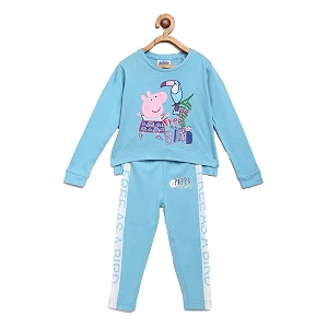Peppa Pig Girls Trousers Suit