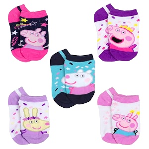 Peppa Pig Little Girls 5 Pack No