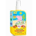 Peppa Pig Mineral Sunscreen SPF30 Spray for Kids | Pediatrician Certified & 100% Vegan | Broad Spectrum UVA/UVB PA++++ | Swimming & Beach | Carrot & Pomegranate |100ml