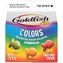 Pepperidge Farm Goldfish Colors Cheddar Crackers, 2 oz. Carton (Pack of 48)