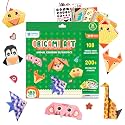 PepPlay 108 Origami Paper Craft Kit for Kids 3-12 Years | 18 Animal Designs, 200+ Stickers, Booklet + QR Video Tutorials | 4-Level Guided Folding, Numbered Lines | Birthday Return Gift