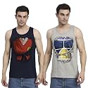 Peppyzone Men's Cartoon Regular Fit Vest